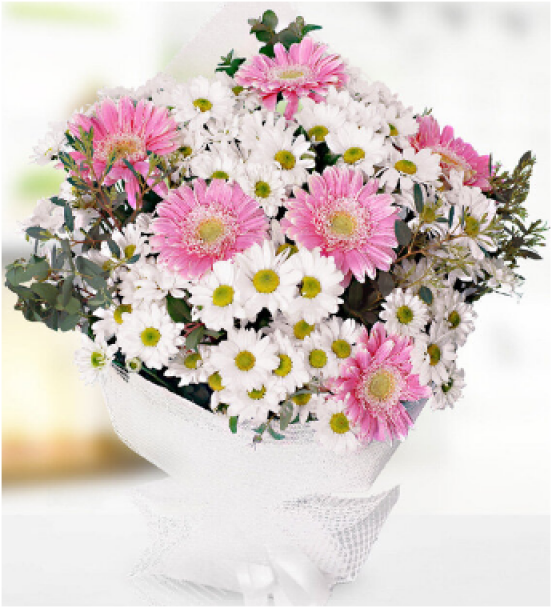 PAPATYA GERBERA BUKETİ